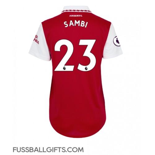 Arsenal Albert Sambi Lokonga #23 Fußballbekleidung Heimtrikot Damen 2022-23 Kurzarm